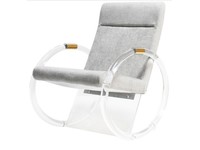 white glider for nursery